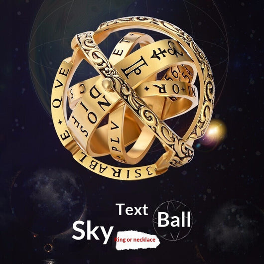 Anillo Astronómico Transformable para Hombre - Diseño Globo Celeste - Image 3