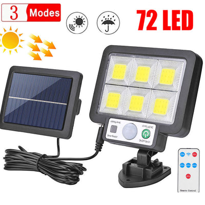 Lámpara Solar de Pared Inteligente con Sensor de Movimiento - 3 Modos de Iluminación - Image 2