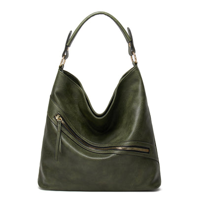 Bolso Bandolera de Cuero Estilo Europeo Asimétrico - Image 4