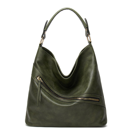 Bolso Bandolera de Cuero Estilo Europeo Asimétrico - Image 4