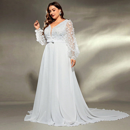 Vestido de Fiesta Elegante con Escote V y Cintura Ajustada - Image 4