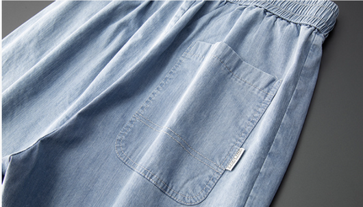 Pantalón Casual Recto de Cintura Alta - Largo Nueve Puntos Versátil - Image 7