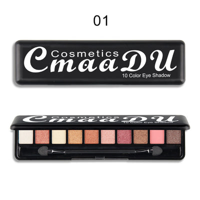 Paleta de Sombras Mate Perladas 10 Colores - Acabado Profesional - Image 6