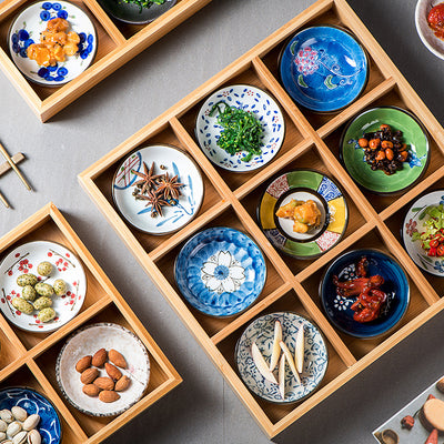 Plato de Cerámica Japonesa para Aperitivos y Salsas - Image 2