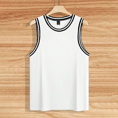 Chaleco Deportivo Ajustado con Rayas Verticales Tejidas - Image 7
