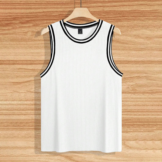 Chaleco Deportivo Ajustado con Rayas Verticales Tejidas - Image 7