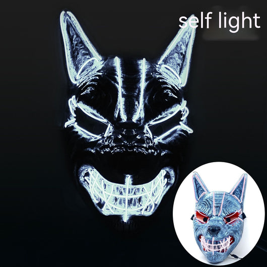 Máscara LED Luminosa de Cara Completa para Halloween - Image 12