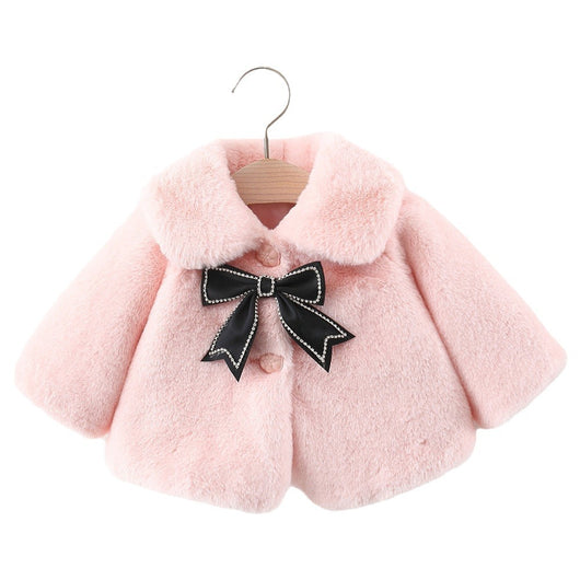 Capa Suéter Peludo para Niñas - Otoño e Invierno - Image 5