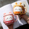 Taza de Cerámica Grande con Diseño Kawaii para Niñas