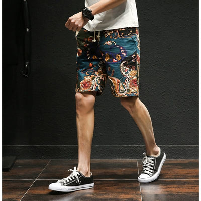 Shorts de Verano para Hombre en Algodón y Lino - Image 6