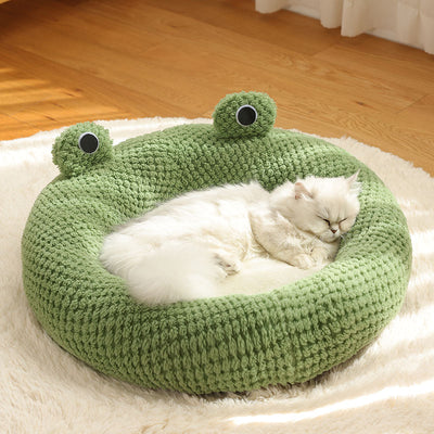 Cama Térmica para Mascotas Pequeñas - Nido Acogedor Serie Ranita con Funda Extraíble - Image 2