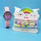 Set de Relojes Infantiles con Personajes Animados