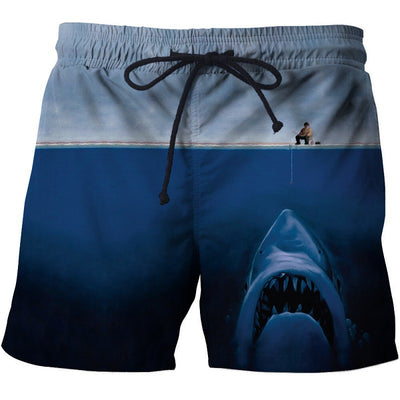 Shorts Playeros Hombre Estampado 3D HD