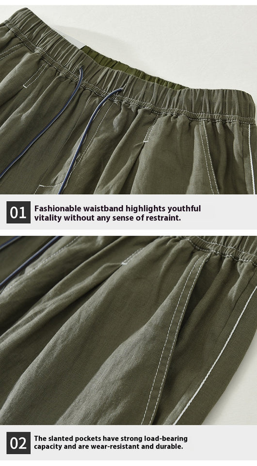 Shorts Holgados Rectos con Caída Casual para Hombre - Image 14