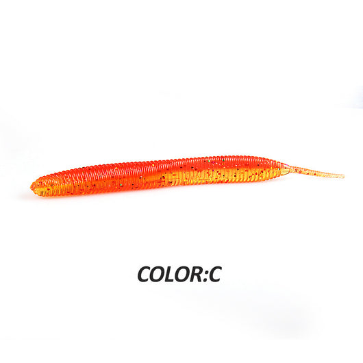 Larva Artificial 7.4-10cm Sabor Salado Suave para Pesca - Image 8
