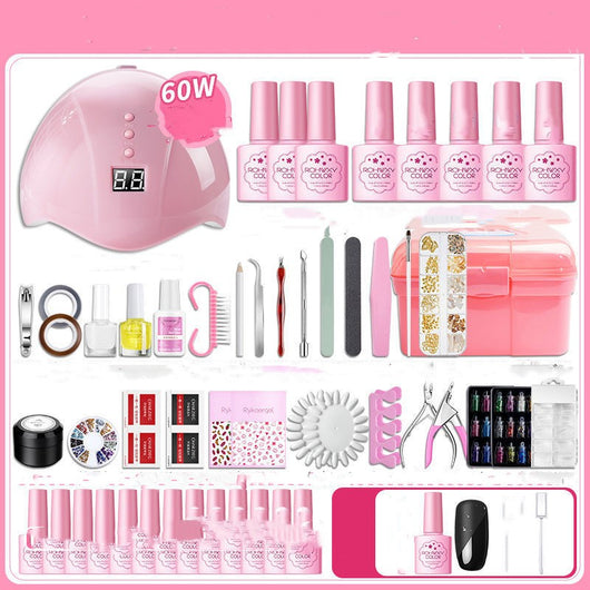 Kit Completo de Manicura Profesional con Pegamento para Uñas - Set de Herramientas para Principiantes - Image 20