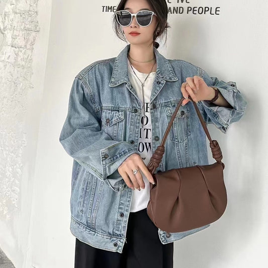 Bolso Bandolera de Cuero Suave - Compacto y Elegante