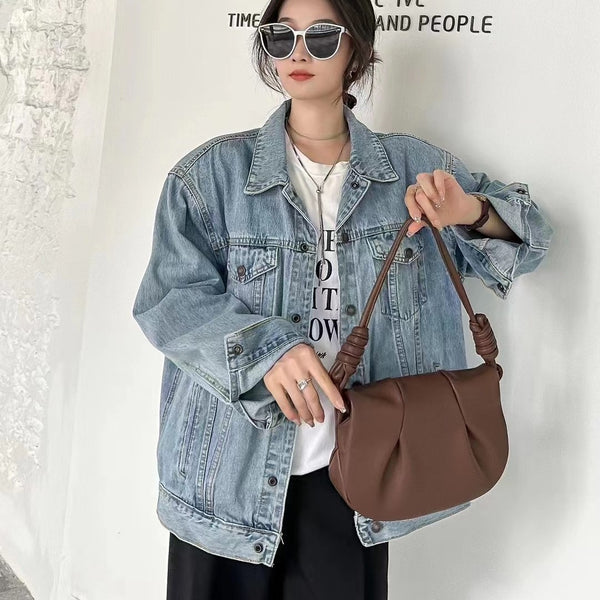 Bolso Bandolera de Cuero Suave - Compacto y Elegante