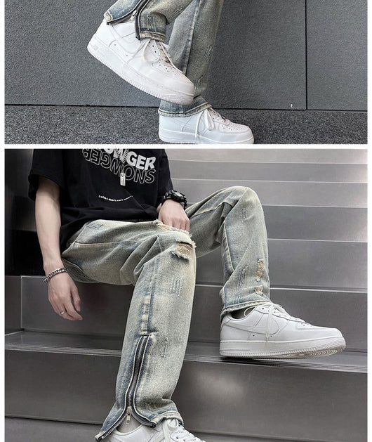Jeans Holgados para Hombre con Cierre Lateral - Colección Primavera Verano - Image 8