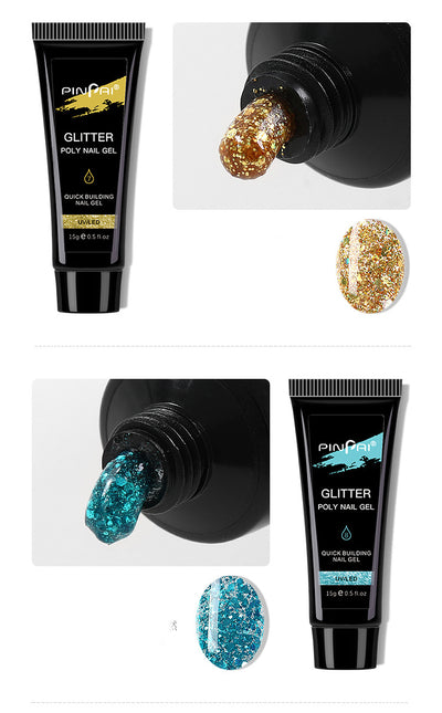 Extensiones de Uñas con Lentejuelas - Aplicación Rápida y Glamorosa - Image 9