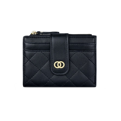Billetera Compacta Bordada para Mujer con Múltiples Compartimentos - Image 20