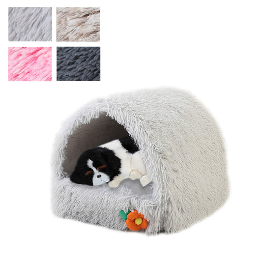 Casa Cama para Gatos Semicerrada Térmica Comprimible - Image 2