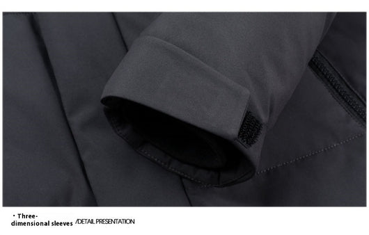 Chaqueta Acolchada de Pato con Gorro Desmontable - Abrigo Cálido Hombre - Image 30