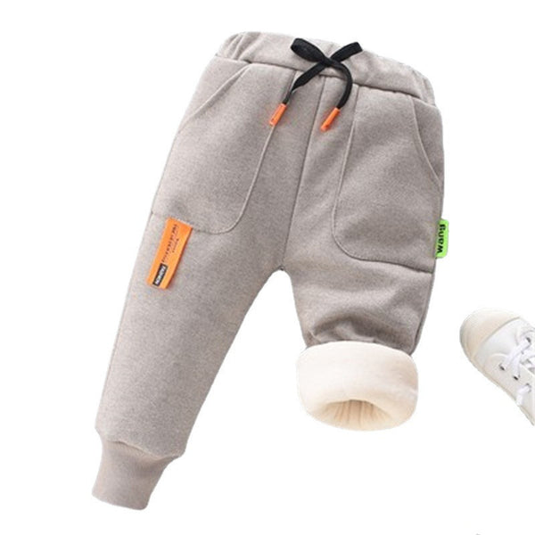 Pantalones Cálidos Acolchados de Felpa para Niña
