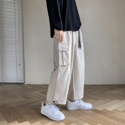 Pantalones Deportivos Casuales Holgados de Pierna Ancha para Hombre - Image 6