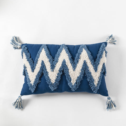Almohada Decorativa Geométrica con Bordado Tufado - Image 9