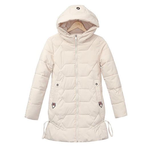 Chaqueta Acolchada Slim Plus Size con Capucha - Image 5