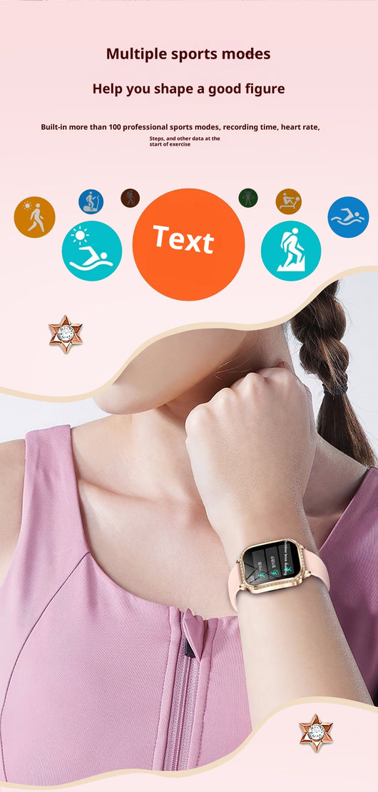 Reloj Inteligente MK88 para Mujer con Llamadas Bluetooth y Monitoreo de Salud - Image 21