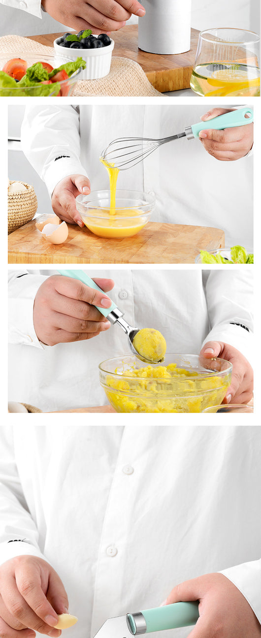 Utensilios de Cocina en Acero Inoxidable con Mango Ergonómico - Image 20