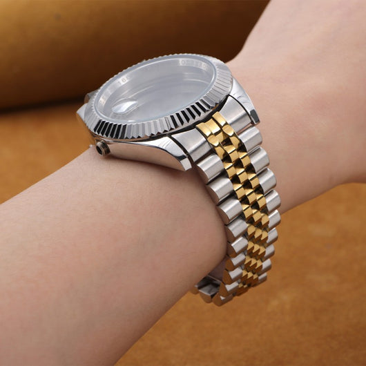 Pulsera de Reloj en Acero Inoxidable Calibre Sólido - Image 20