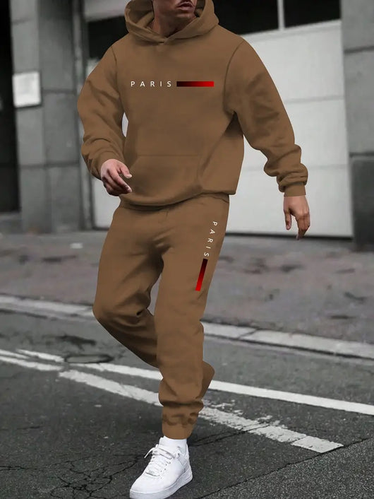 Conjunto Deportivo Impreso para Hombre - Sudadera y Pantalón Fashion - Image 8