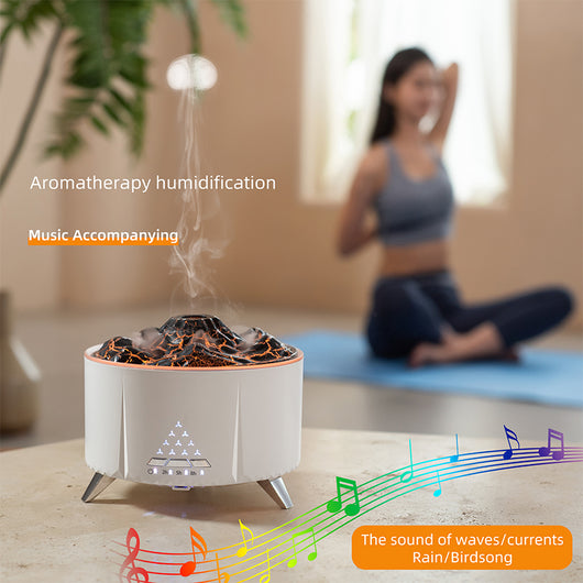 Difusor de Aroma Inteligente Portátil con Llama Simulada y Tecnología Ultrasónica