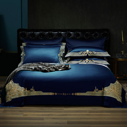 Juego de Cama Lujo Borgoña para Bodas - 4 Piezas - Image 9