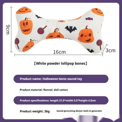 Juguete Interactivo Halloween Hueso con Sonido para Mascotas - Image 9