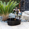 Fuente Decorativa de Jardín con Flujo de Agua y Moldes de Resina Artesanal