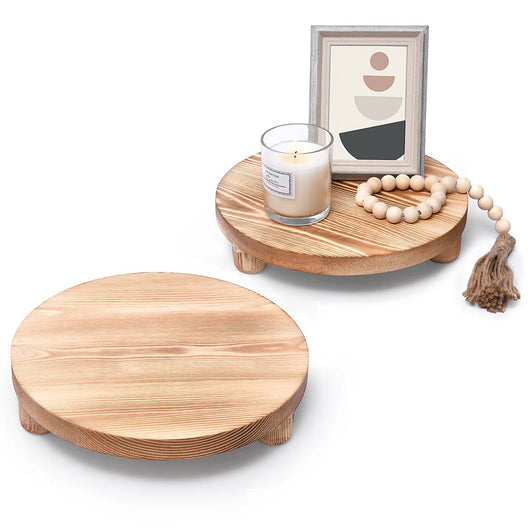 Soporte Expositor Redondo de Madera Maciza - Image 3