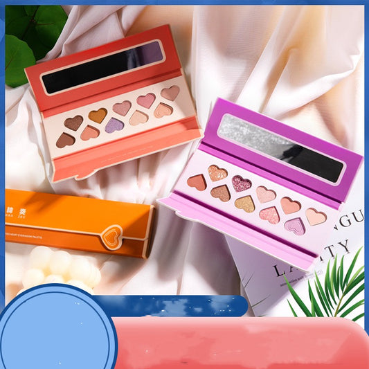 Paleta de 10 Sombras Perladas Mate Resistente al Agua - Maquillaje Profesional - Image 2