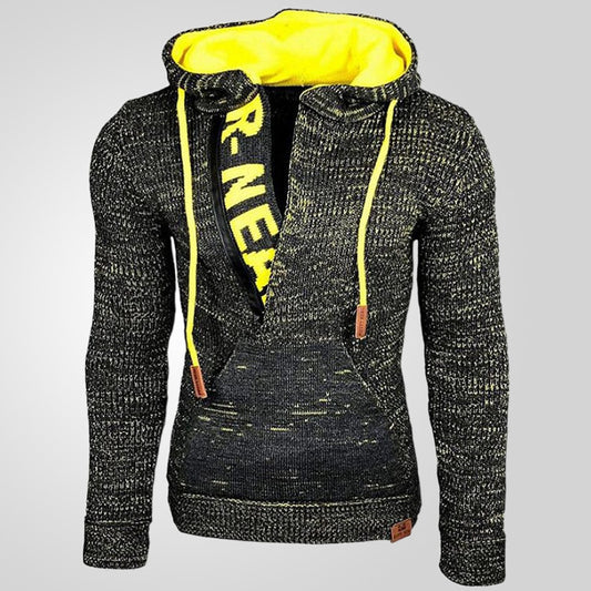 Suéter Hoodie Multicolor con Capucha - Pullover Cálido de Manga Larga
