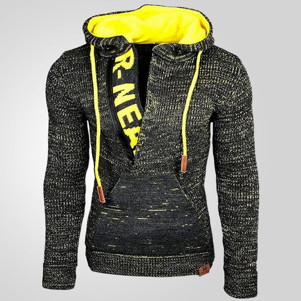 Suéter Hoodie Multicolor con Capucha - Pullover Cálido de Manga Larga