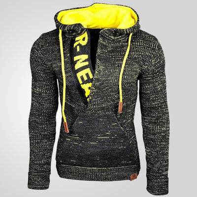 Suéter Hoodie Multicolor con Capucha - Pullover Cálido de Manga Larga