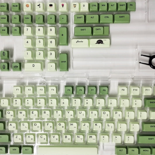 Teclado Mecánico 124 Teclas Matcha - Keycaps PBT Sublimados - Image 7