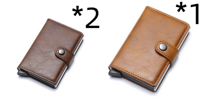 Billetera Vintage para Hombre con Protección RFID, Cuero y Aluminio - Image 20