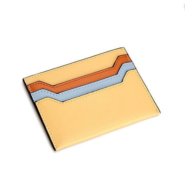 Cartera Minimalista de Cuero Ultrafina para Documentos