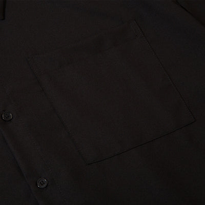 Camisa Manga Larga Suelta para Hombre - Colores Sólidos Otoño - Image 2