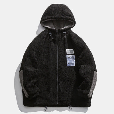Abrigo de Invierno Acolchado con Forro de Lana de Cordero para Hombre - Image 3