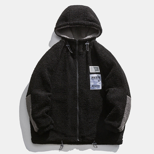Abrigo de Invierno Acolchado con Forro de Lana de Cordero para Hombre - Image 3